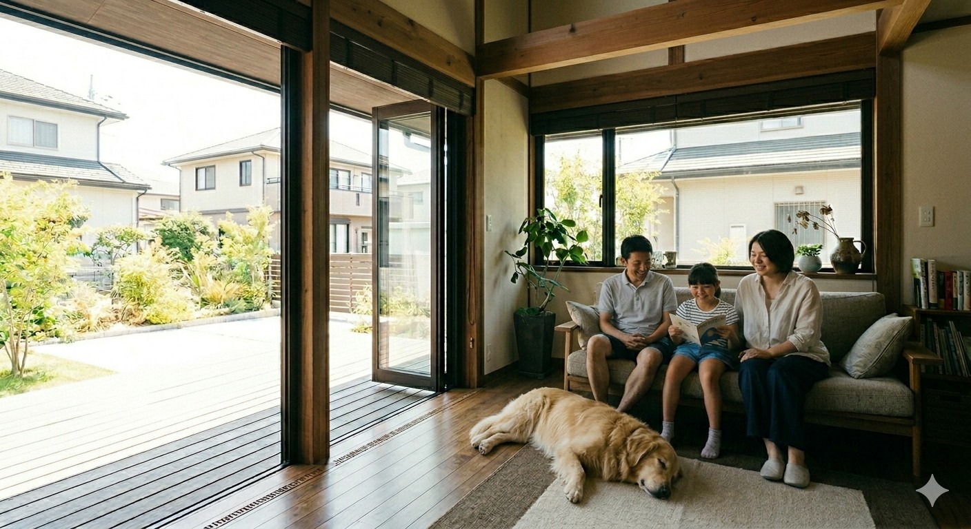「軒（のき）」の出の深さが、夏の電気代を左右する