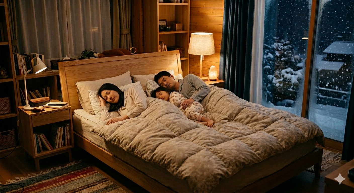 高断熱住宅での「布団」の枚数が劇的に減る理由