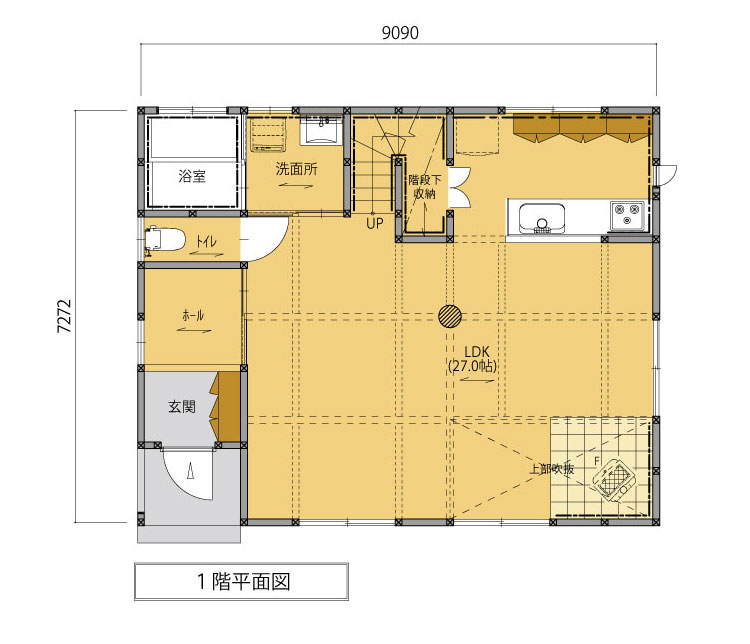 間取り 南玄関 47坪 2ldk いえものがたり株式会社 ジャストオーダー 宇都宮市 注文住宅